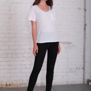 🎉HP🎉 Michelle by Commune Burnout White Pocket T